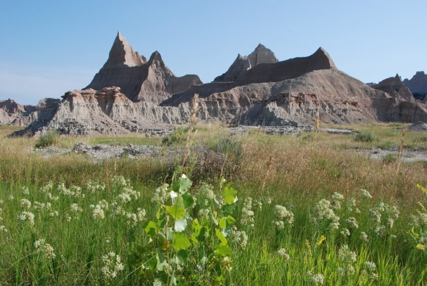 badlands, landscape, scenery